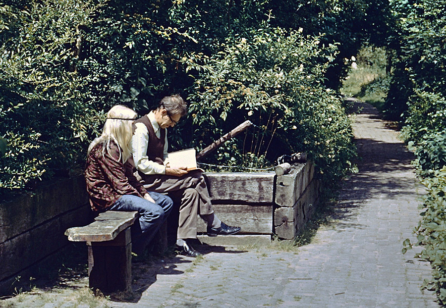 Le Roy tuin in 1974