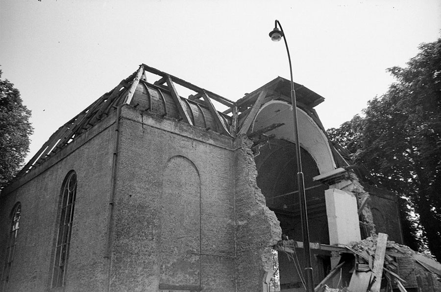afbraak hervormde kerk heerenveen
