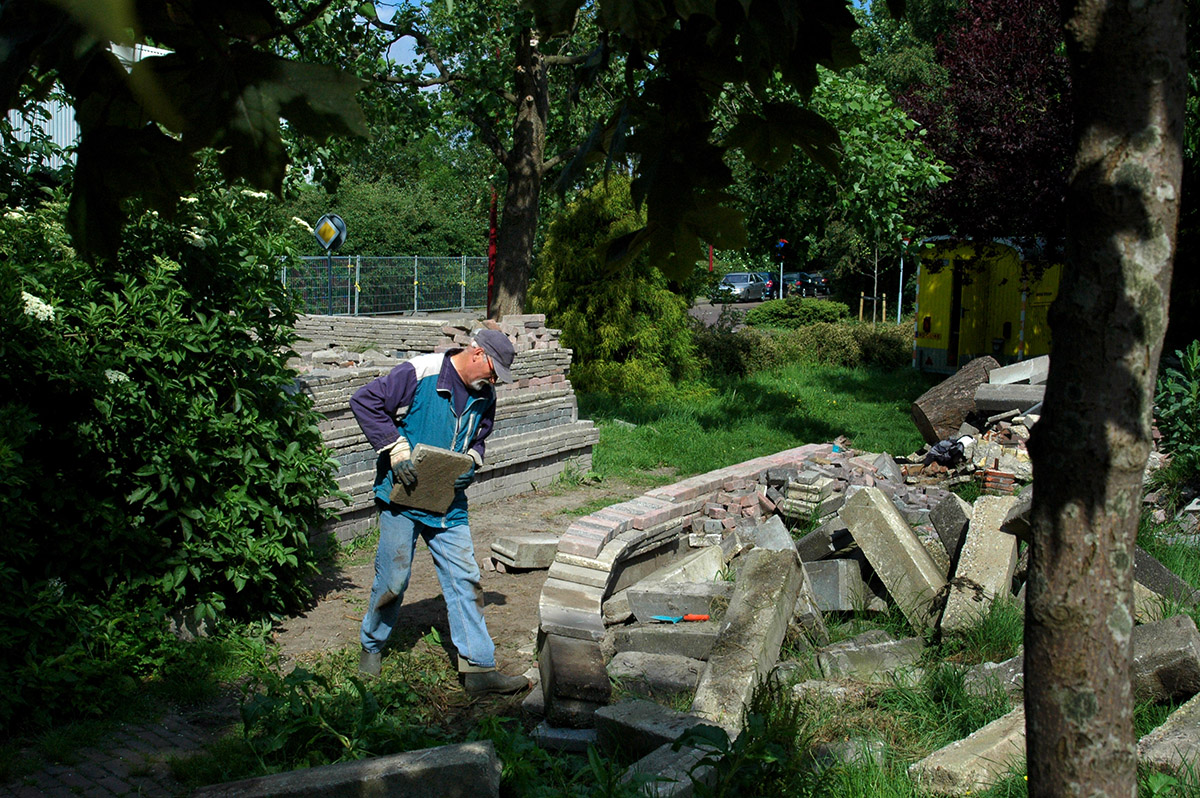 Siebe Homminga Le Roy tuin Heerenveen