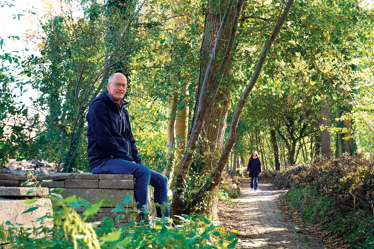 Groene Gast Peter Wouda, bouwmeester Le Roy tuin