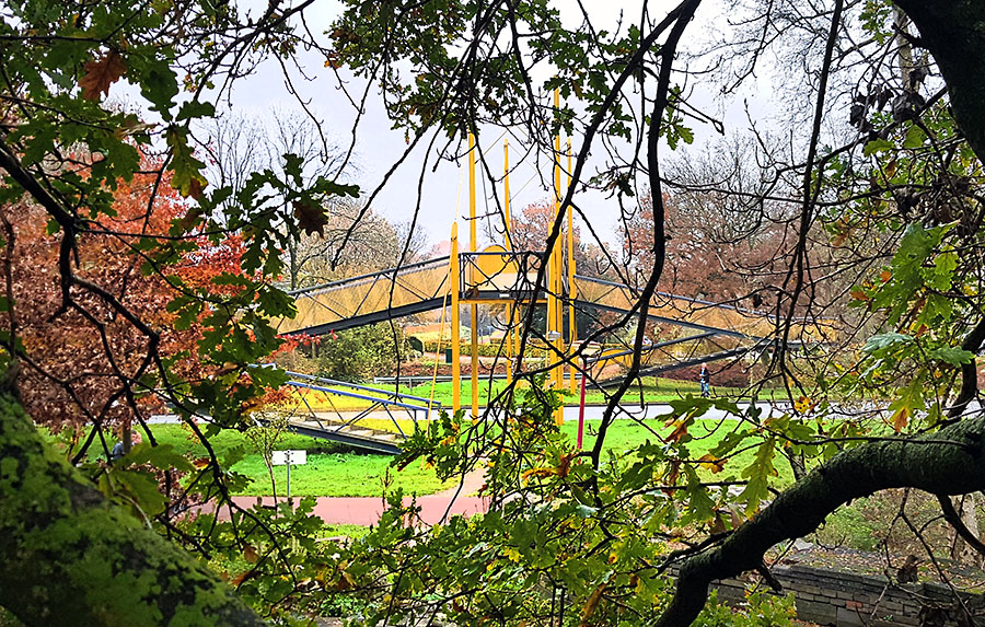 Loopbrug Oranje Nassaulaan Heerenveen verdwijnt