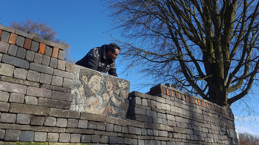 mozaiek petraschool heerenveen le roy tuin harry de vries