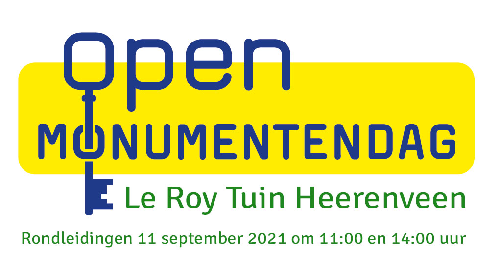 Open Monumentendag 2021 Le Roy tuin ecokathedraal Heerenveen