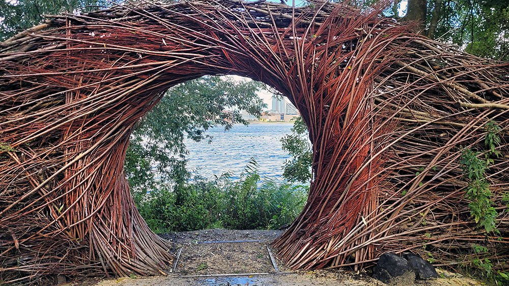 floriade expo 2022 almere gevlochten wilgentenen