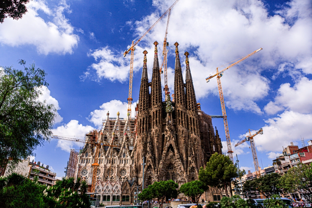 Sagrada Familia in aanbouw. Foto: Sung Shin