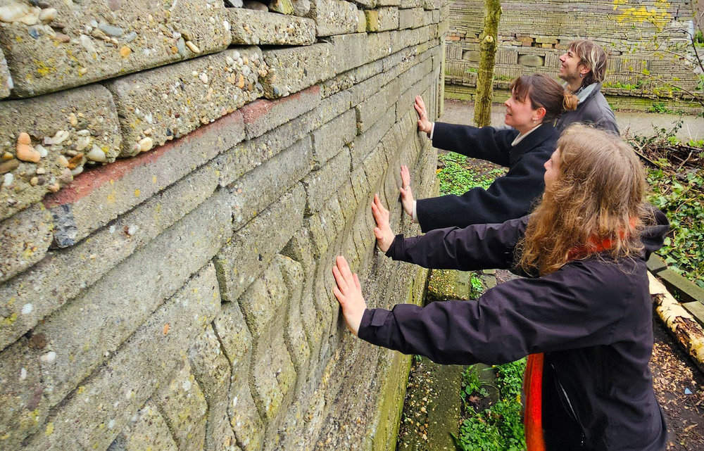 Bezoek belgische architectuurstudenten.  (foto: Peter Wouda)