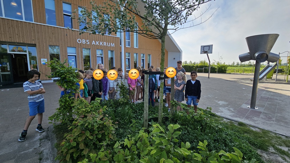 obs akkrum bij beplant schoolplein