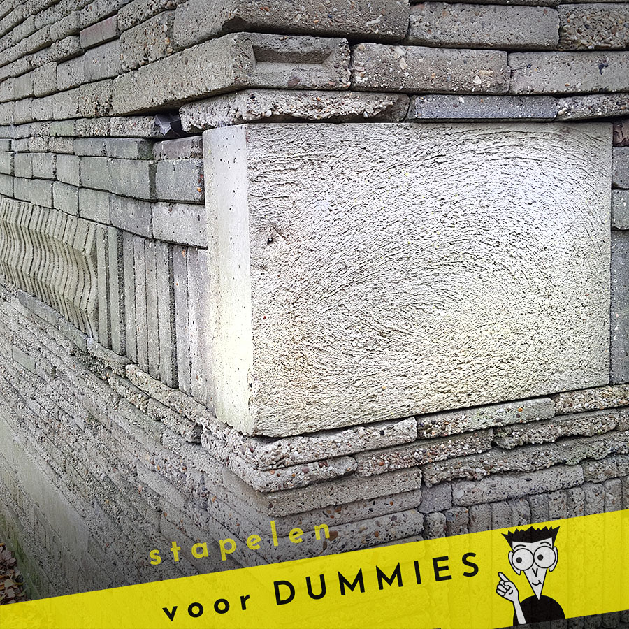 Hoekstenen zijn belangrijk bij het stapelen